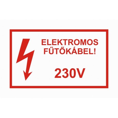 Figyelmeztető felirat 10 db